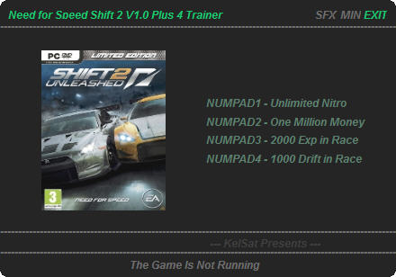 Shift 2 Unleashed: Need For Speed Cheats