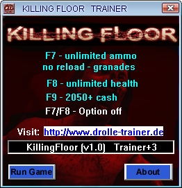 Killing Floor: Trainer (+3) [1.0] {drolle}