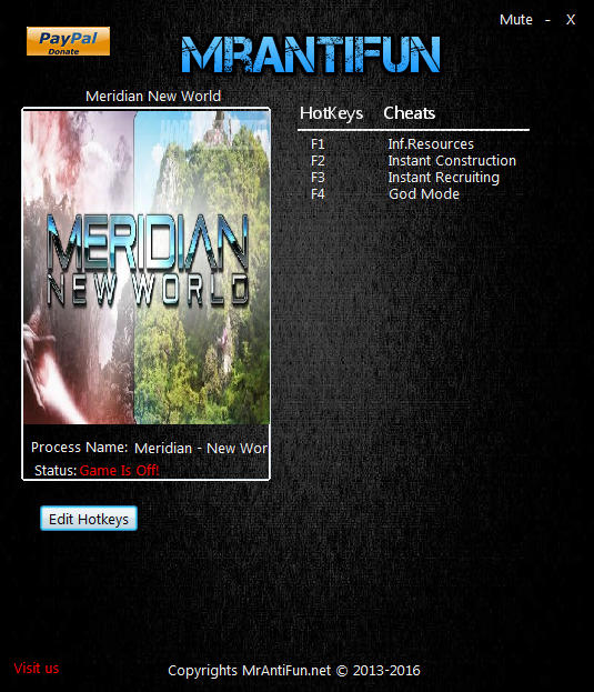 Meridian: New World: Trainer (+4) [1.04] {MrAntiFun}