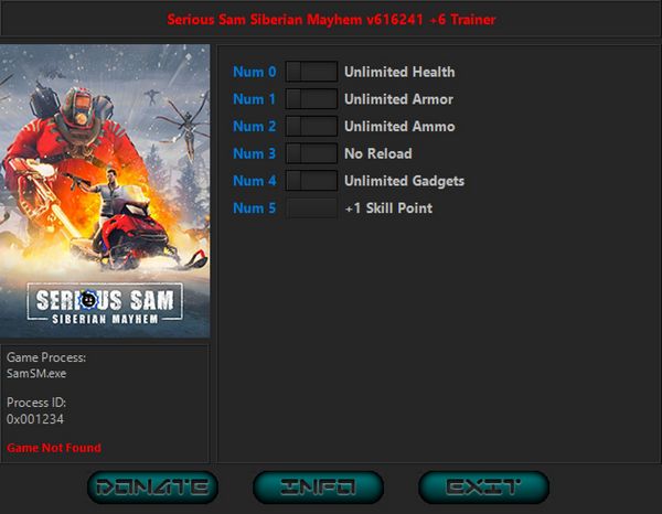 Serious Sam: Siberian Mayhem - Trainer +6 v628429 {iNvIcTUs oRCuS / HoG}