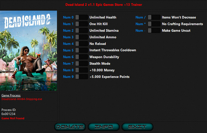 Dead Island 2: Trainer +13 v3.0 {iNvIcTUs oRCuS / HoG}