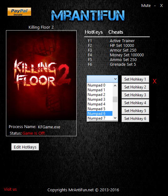 Killing Floor 2 Trainer 5 V1067 Mrantifun Download Gtrainers