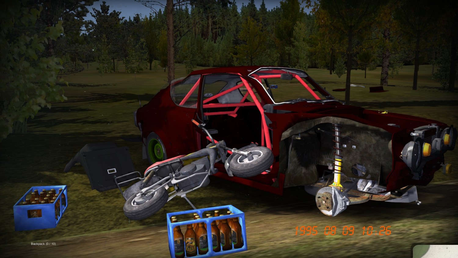 My Summer Car: SaveGame (Quest - Broken Satsuma during a chase)