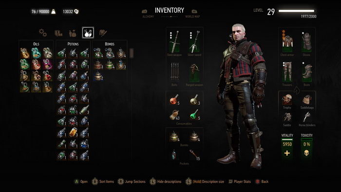 The Witcher 3: Wild Hunt - Level 30 Game Save Pre-Isle of Mists