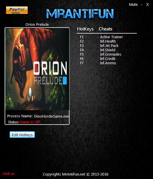 Orion Prelude: Trainer +6 V1.0.11540 {MrAntiFun}