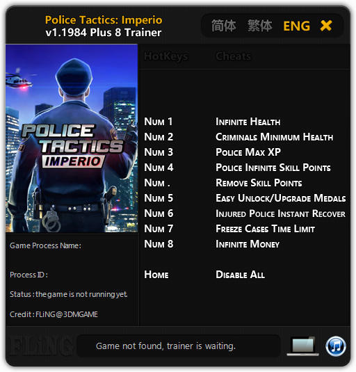 Police Tactics: Imperio: Trainer (+8) [1.1984] {FLiNG}