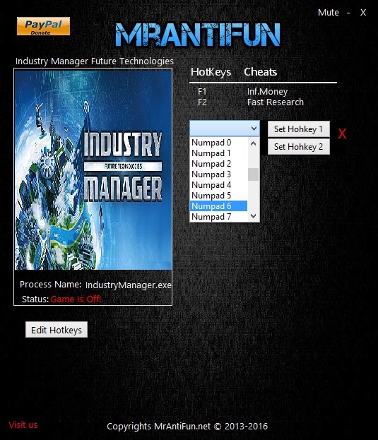 Industry Manager: Future Technologies - Trainer (+2) [1.0.9] {MrAntiFun}