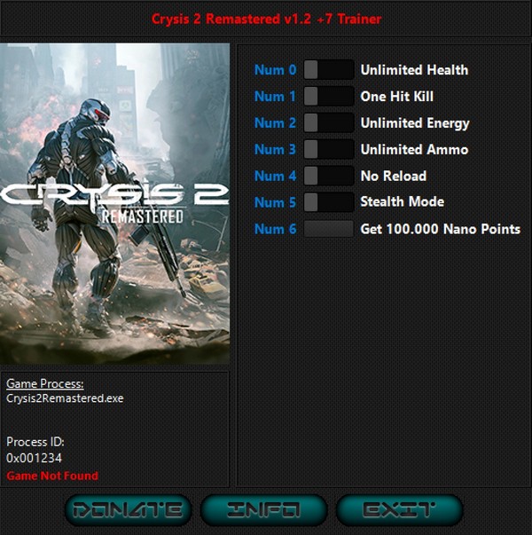 Crysis 2 Remastered: Trainer +13 v1.2 {iNvIcTUs oRCuS / HoG}