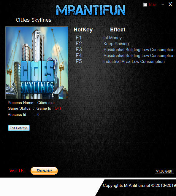 Cities: Skylines - Trainer +5 v1.12.1-f2 {MrAntiFun}