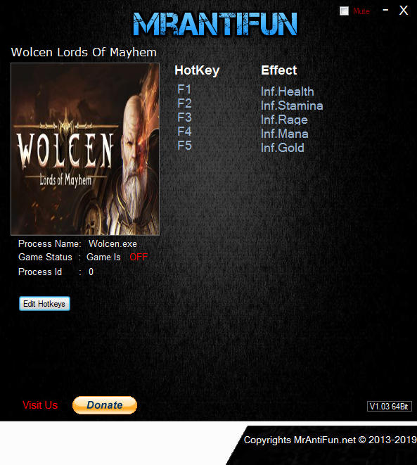 Wolcen: Lords of Mayhem - Trainer +5 v1.1.4.0 {MrAntiFun}