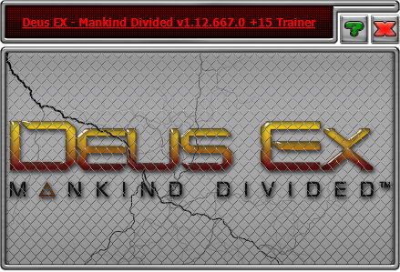 Deus Ex: Mankind Divided - Trainer (+15) [1.12.667.0] {iNvIcTUs oRCuS / HoG}