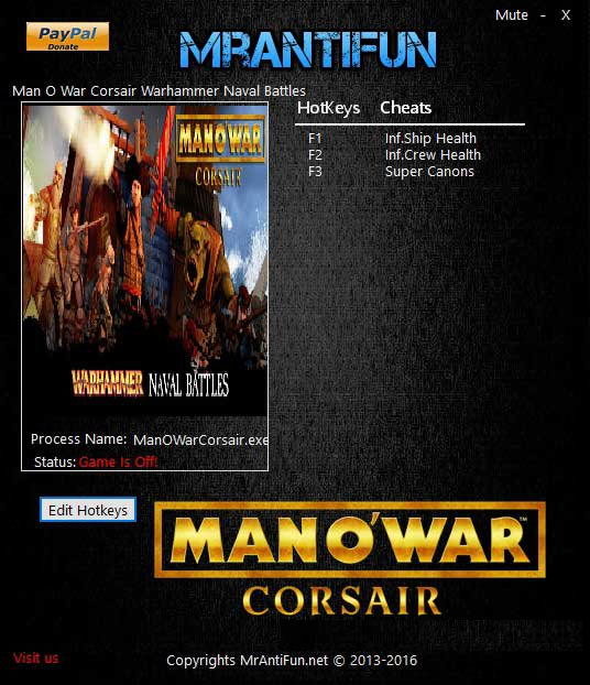 Man O'War Corsair - Warhammer Naval Battles: Trainer (+3) [0.8.3] {MrAntiFun}