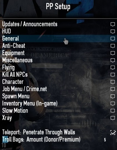Payday 2: Cheat-Mode (PiratePerfection Reborn Donor) [1.1.3d - BLT Edition] - Updated Version: 27.01.2017