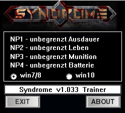 Syndrome: Trainer (+4) [1.033f] {dR.oLLe}