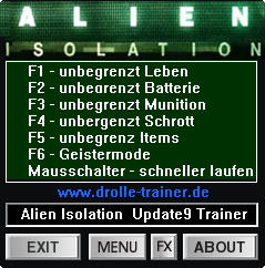 Alien: Isolation: Trainer (+7) [1.9] {dR.oLLe}