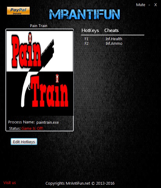 Pain Train: Trainer +2 v.04.03.2017 {MrAntiFun}