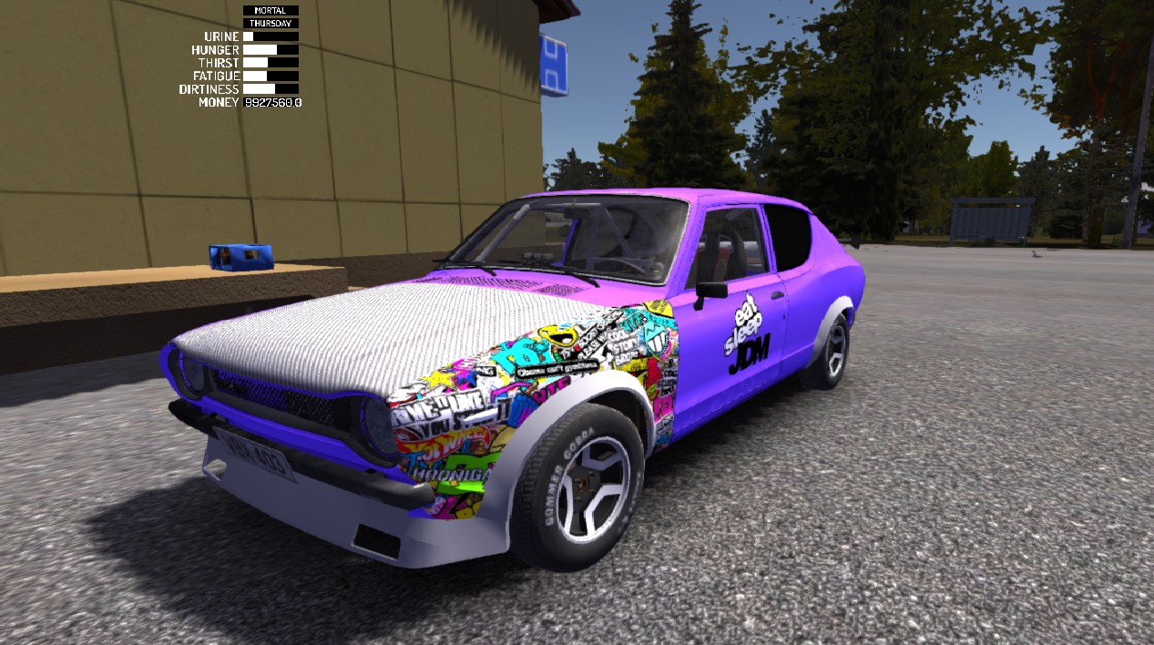 My Summer Car: Save Game (The top car is assembled, tuned, a lot of money)