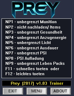 Prey (2017): Trainer (+12) [1.03] {dR.oLLe}