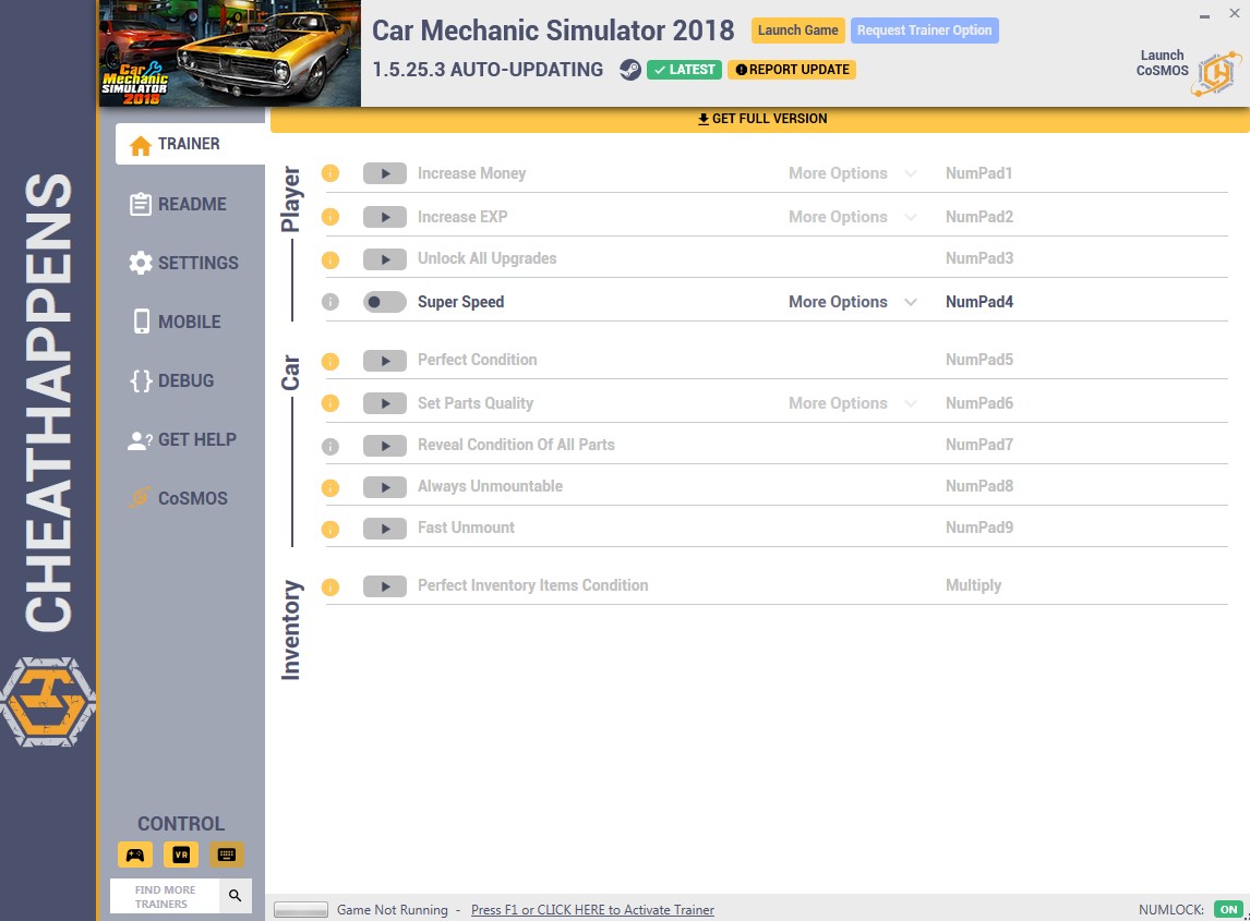 Car Mechanic Simulator 2018: Trainer +10 v1.5.25.3 {CheatHappens.com}