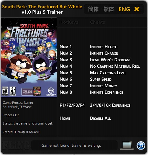 South Park The Fractured But Whole Key Generator (Free CD Key)(No servey)
