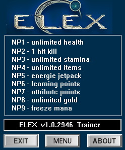 Elex: Trainer (+9) [1.0.2946] {dR.oLLe}
