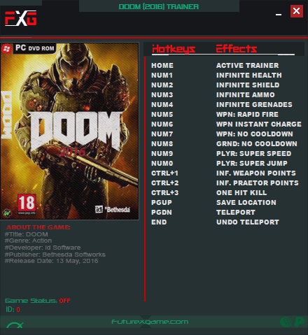 Doom 2019 Cheat Engine 40279752