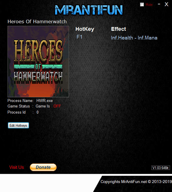Heroes of Hammerwatch: Trainer +2 vb99 {MrAntiFun}