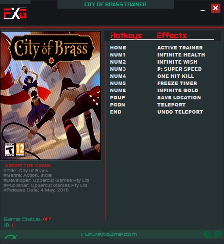 City of Brass: Trainer +7 v1.0 {FutureX}