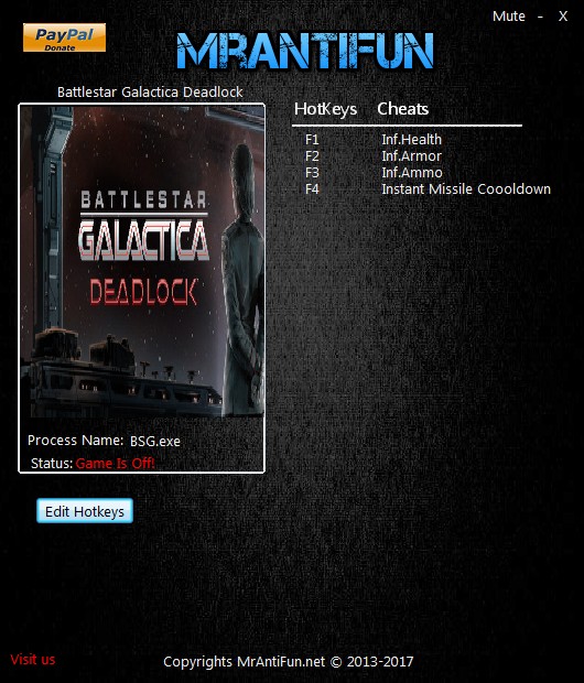Battlestar Galactica Deadlock: Trainer +4 v1.0.35 {MrAntiFun}