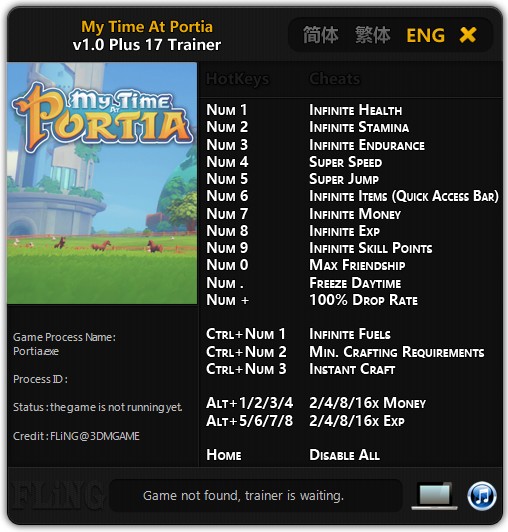 My Time at Portia: Trainer +17 Updated 2019.01.15 {FLiNG}