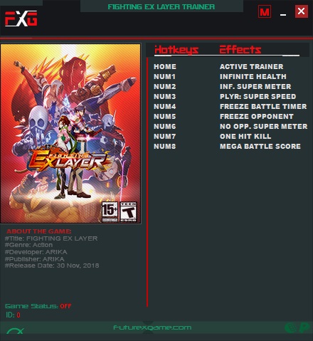 Fighting EX Layer: Trainer +8 v1.1.1 {FutureX}