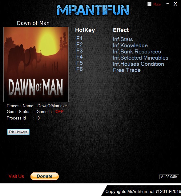 Dawn of Man: Trainer +6 v0.4.0 {MrAntiFun}