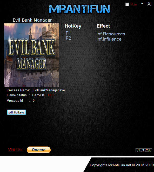 Evil Bank Manager: Trainer +2 v11.02.2019 {MrAntiFun}