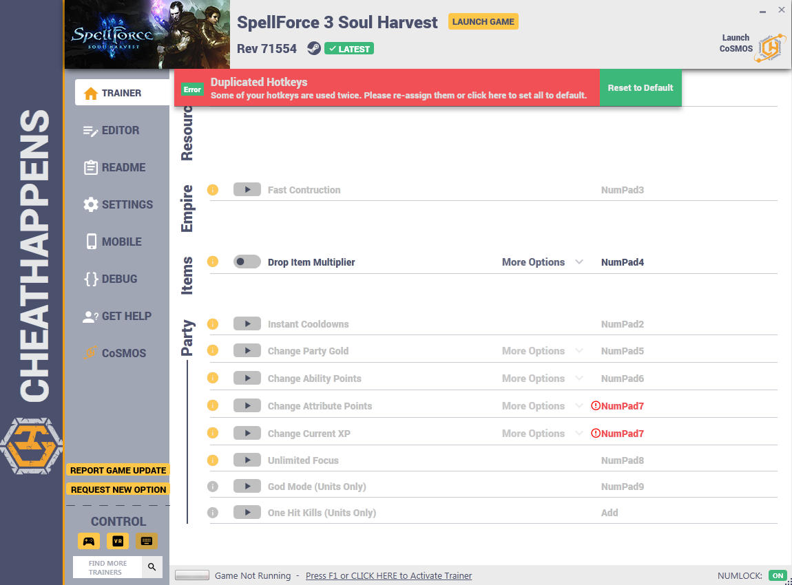 Spellforce 3: Soul Harvest - Trainer +17 Rev 71554 {CheatHappens.com}