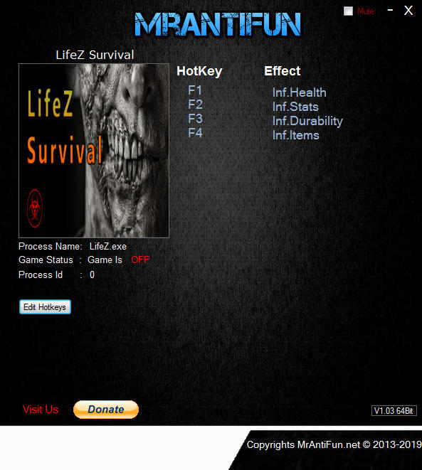 LifeZ Survival: Trainer +4 v17.06.2019 {MrAntiFun}