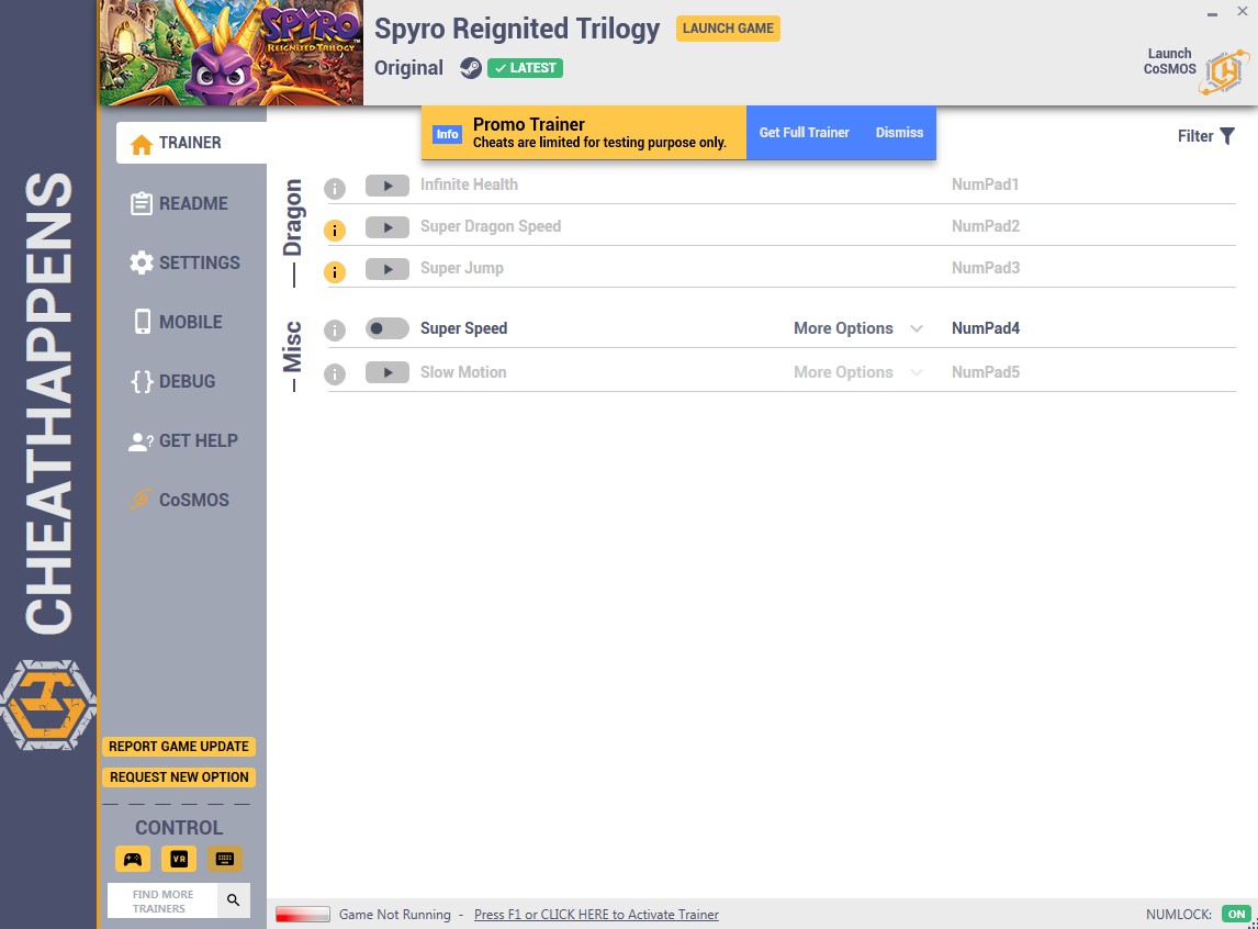 Spyro Reignited Trilogy: Trainer +5 v1.0 {CheatHappens.com}