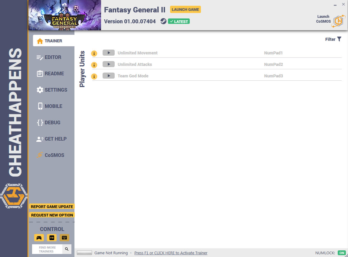 Fantasy General II: Trainer +14 v01.00.07404 {CheatHappens.com}