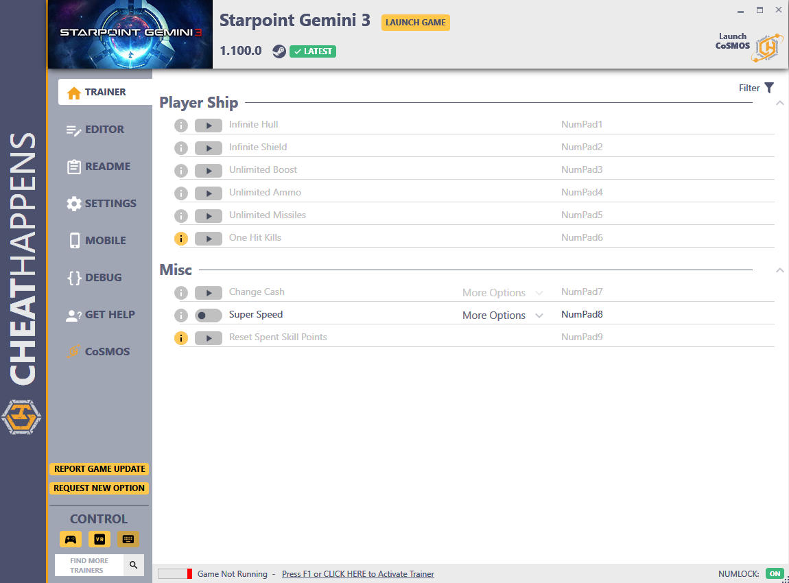 Starpoint Gemini 3: Trainer +11 v1.100.0 {CheatHappens.com}