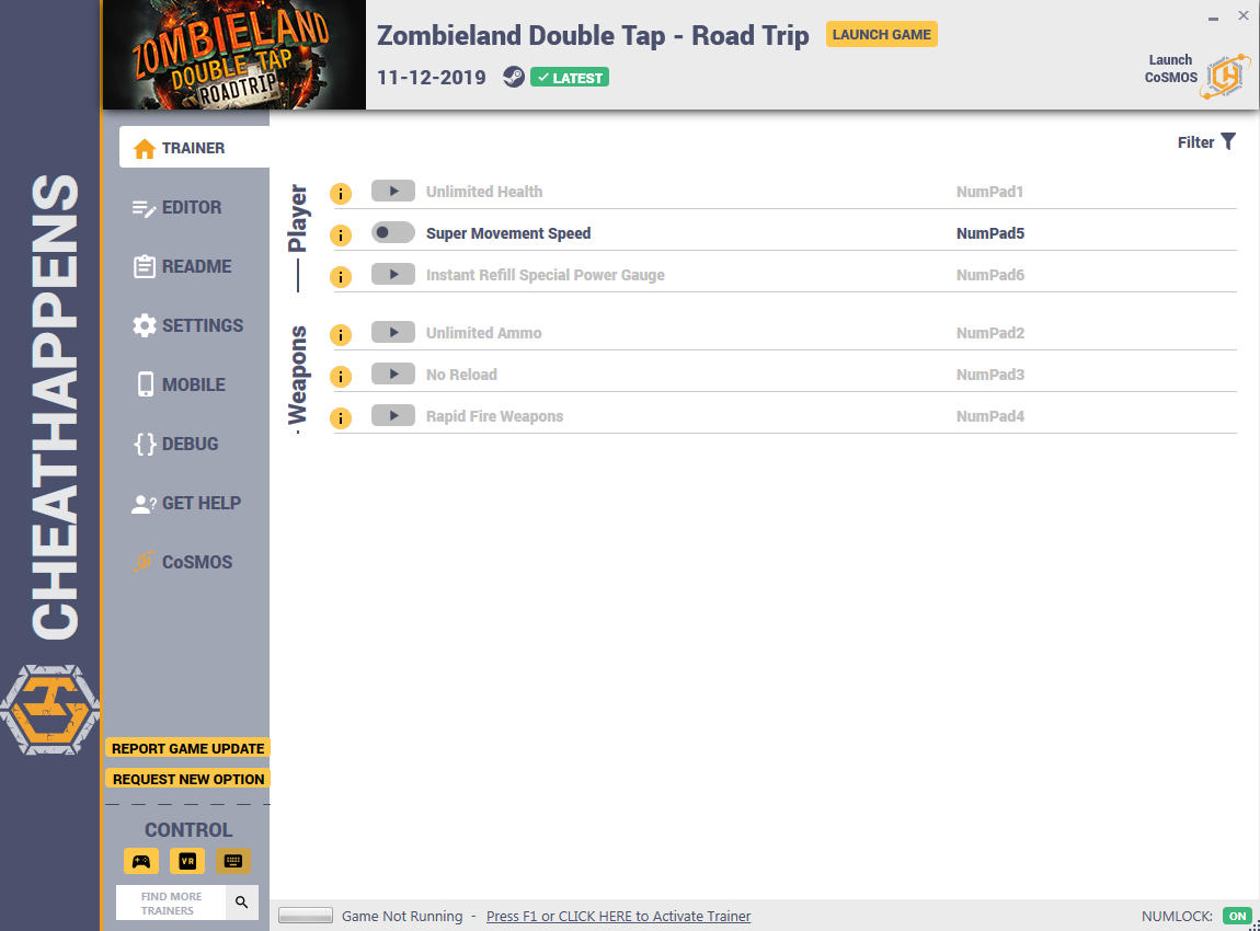 Zombieland: Double Tap - Road Trip: Trainer +9 v1.0 {CheatHappens.com}