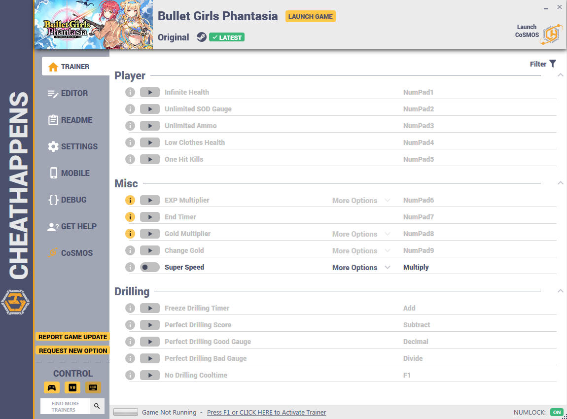Bullet Girls Phantasia: Trainer +16 v1.0 {CheatHappens.com}