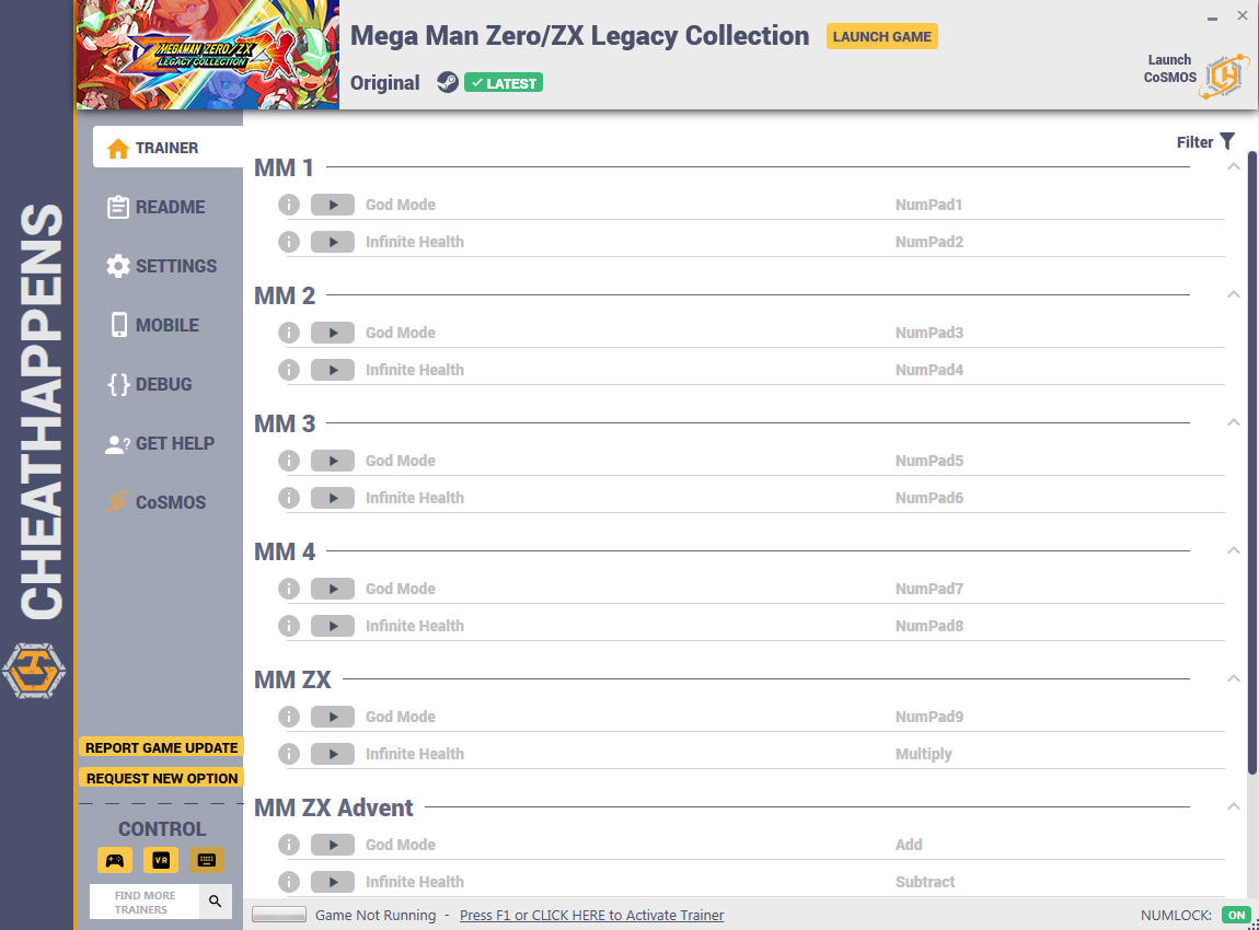 Mega Man Zero/ZX Legacy Collection - Trainer +14 v1.0 {CheatHappens.com}
