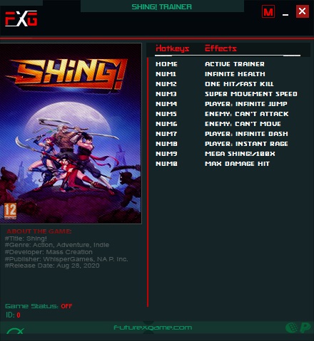 Shing! Trainer +10 v1.0 {FutureX}