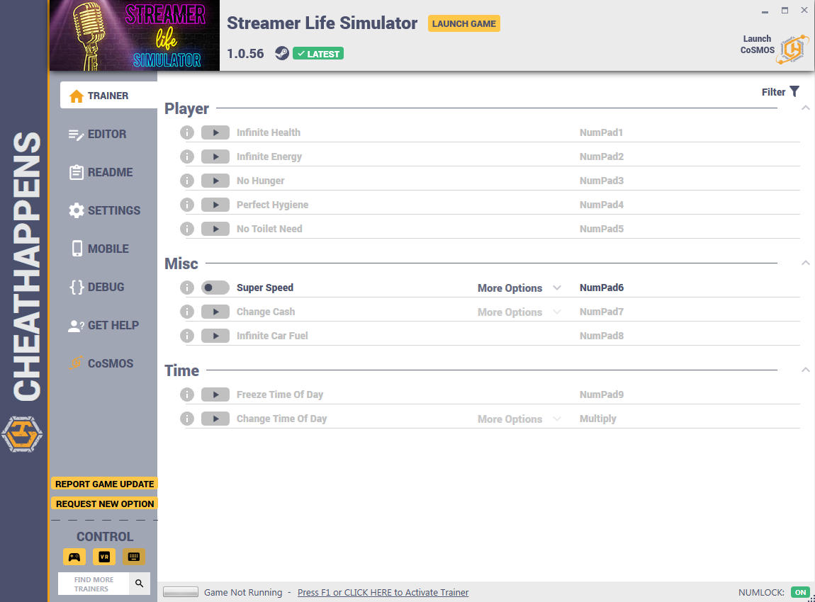 Streamer Life Simulator: Trainer +11 v1.0.56 {CheatHappens.com}