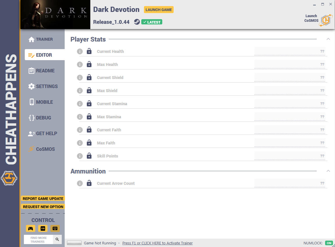 Dark Devotion: Trainer +11 Release_1.0.44 {CheatHappens.com}