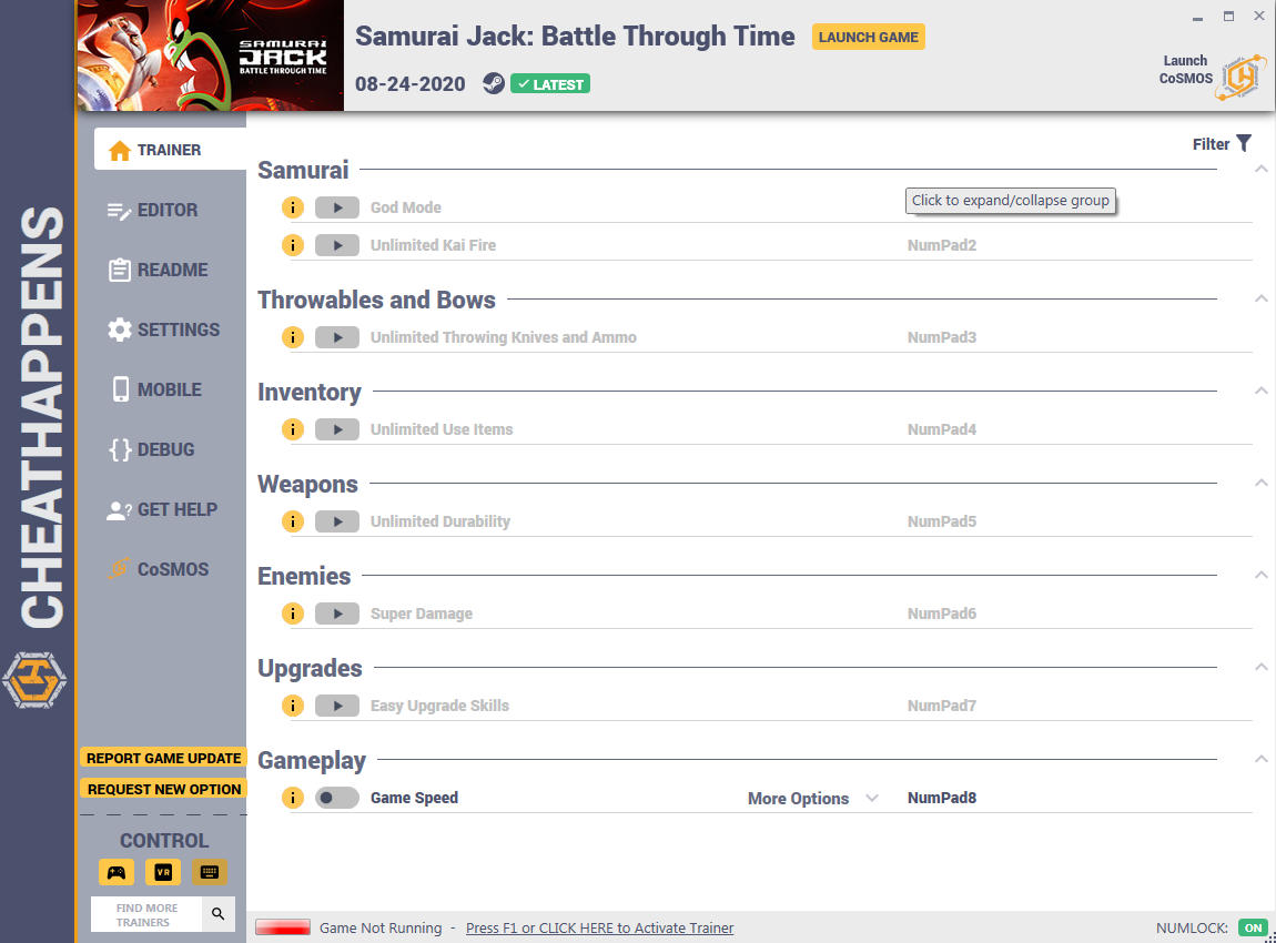 Samurai Jack Battle Through Time: Trainer +11 v1.0 {CheatHappens.com}