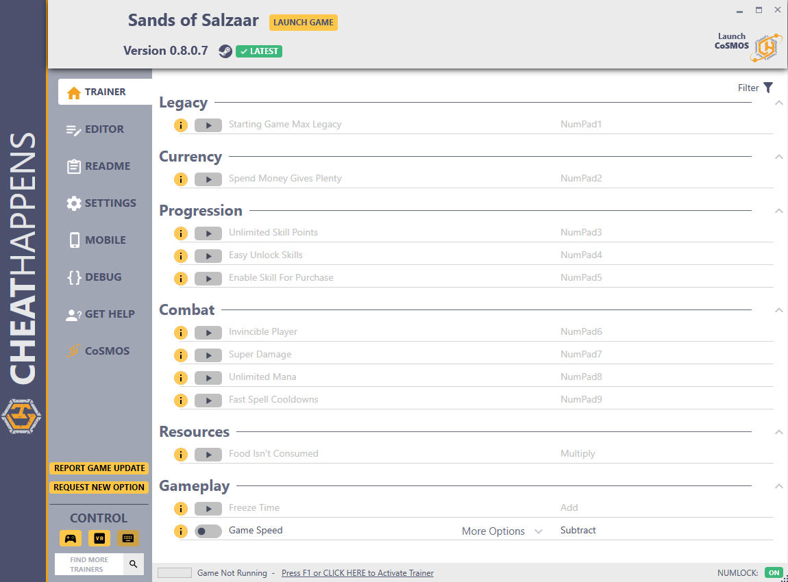 Sands of Salzaar: Trainer +13 v0.8.0.7 {CheatHappens.com}