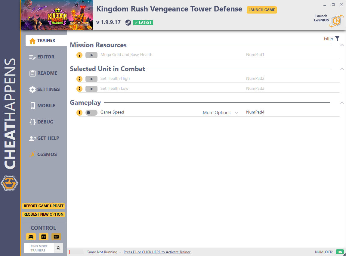 Kingdom Rush Vengeance - Tower Defense: Trainer +11 v1.9.9.17 {CheatHappens.com}