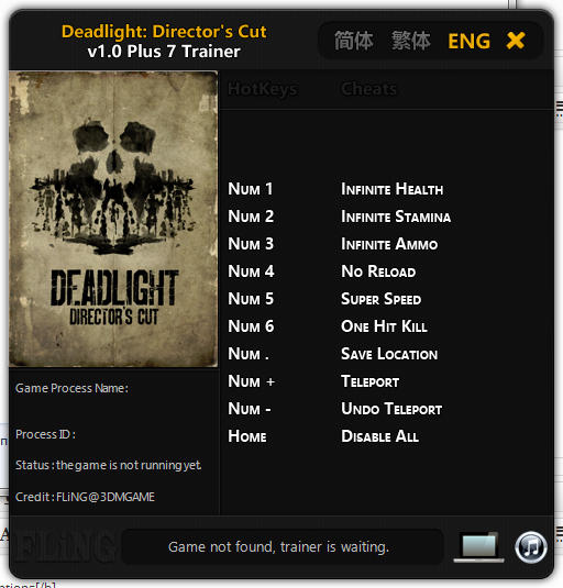 Deadlight - Director's Cut: Trainer (+7) [1.0] {FLiNG}