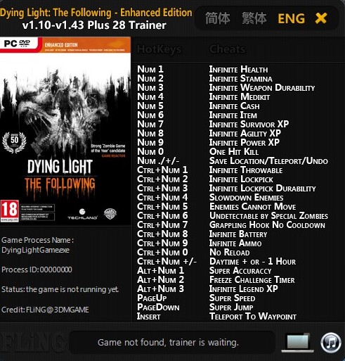 Dying Light The Following Enhanced Edition Trainer V V