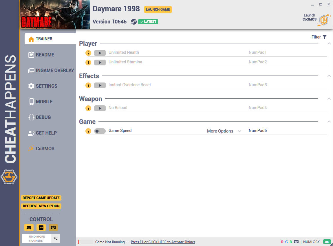 Daymare: 1998 - Trainer +5 v10545 {CheatHappens.com}